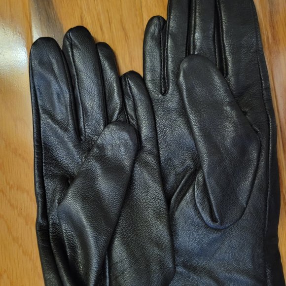 San Diego Hat Co opera length leather gloves buttons - Picture 3 of 3